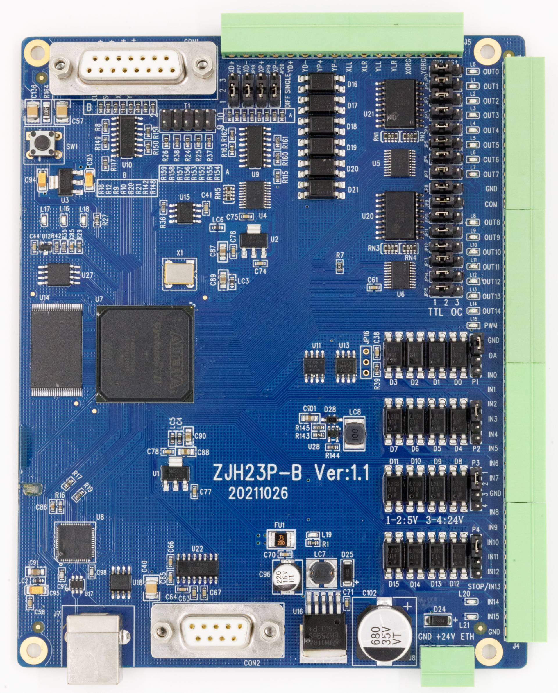 Continuous Wave Fiber Galvanometer Welding Card