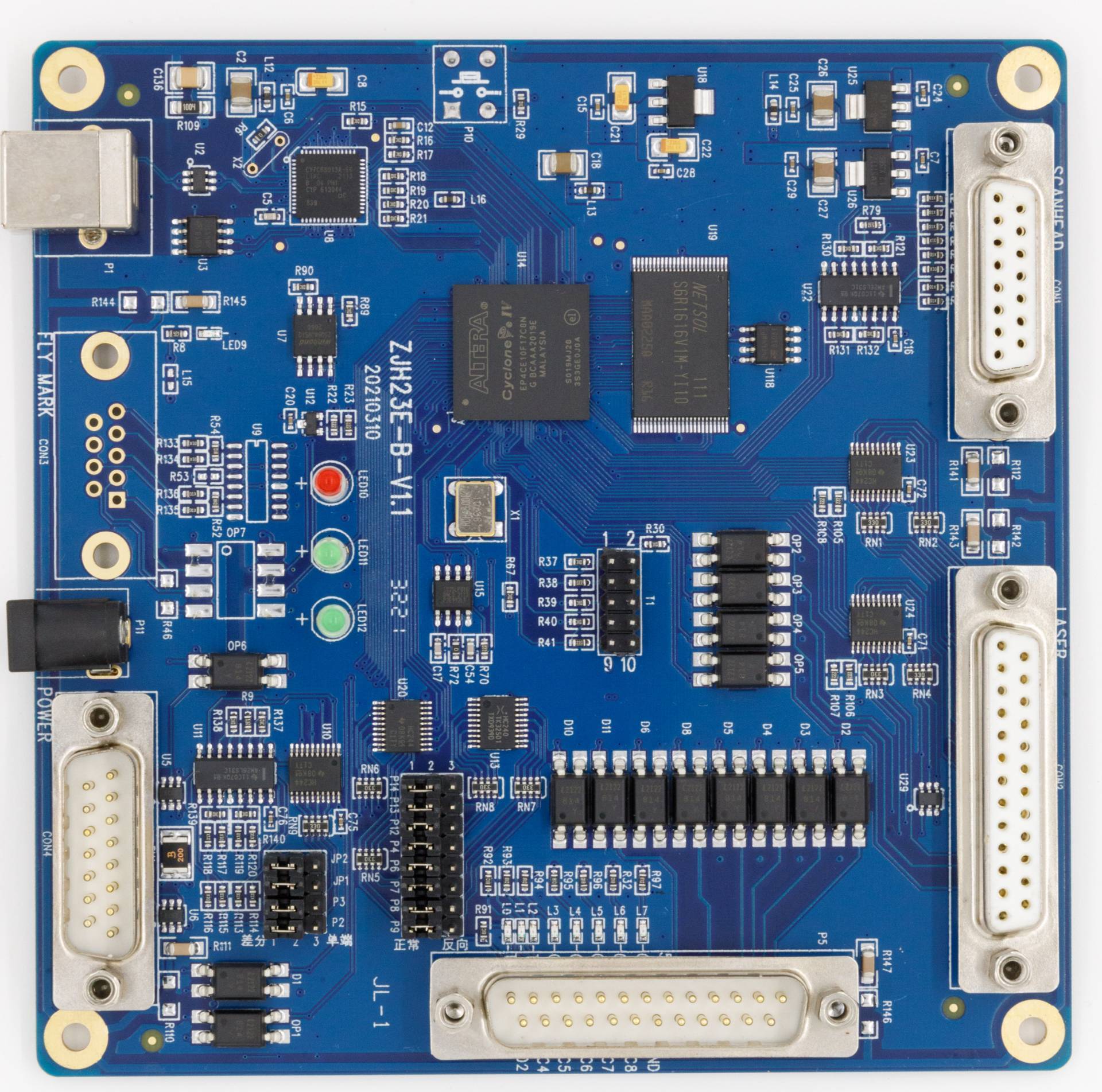 Pulsed Fiber Galvanometer Welding Card.